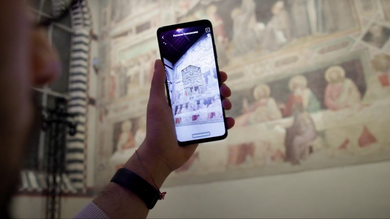 Visitare Santa Croce a Firenze con la realtà aumentata
