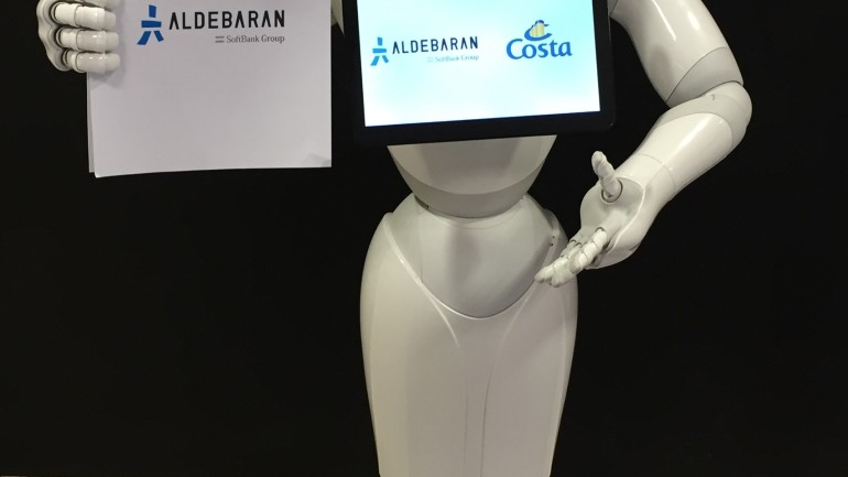 Gruppo Costa assume Pepper, il robot umanoide