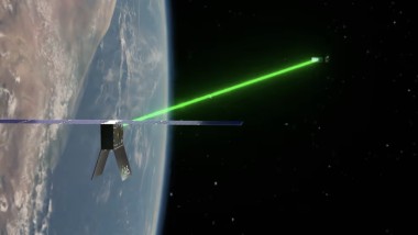 Test per il trasferimento di energia wireless in orbita